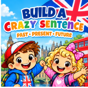 Build a crazy sentence past present future